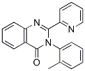 CAS 登录号:36184-26-6, 3-(2-甲基苯基)-2-吡啶-2-基喹唑啉-4-酮