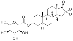 CAS 登录号：362049-52-3， 5alpha-雄甾烷-3alpha-醇-17-酮-16,16-D2-葡糖苷酸