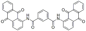 CAS 登录号：3627-47-2， N,N'-二(9,10-二氧代蒽-1-基)苯-1,3-二甲酰胺