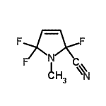 CAS#: 363152-97-0, 2,5,5-Trifluoro-1-Methyl-2,5-Dihydro-1H-Pyrrole-2-Carbonitrile