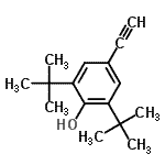 CAS 登录号：36384-85-7， 4-乙炔基-2,6-二(2-甲基-2-丙基)苯酚