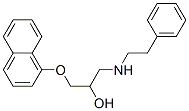 CAS 登录号：36391-23-8， 1-萘-1-基氧基-3-(2-苯基乙基氨基)丙-2-醇