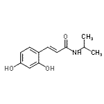 CAS#: 364328-19-8, (2E)-3-(2,4-Dihydroxyphenyl)-N-Isopropylacrylamide