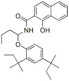 CAS 登录号：36437-36-2， N-[1-[2,4-二(2-甲基丁烷-2-基)苯氧基]丁基]-1-羟基萘-2-甲酰胺