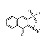 CAS 登录号：36443-15-9， 3-重氮基-4-氧代-3,4-二氢-2-萘磺酰基氯化物
