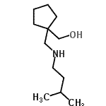 CAS 登录号：365242-04-2， (1-{[(3-甲基丁基)氨基]甲基}环戊基)甲醇