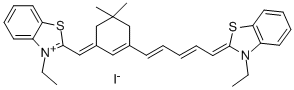 CAS#: 36528-80-0, (2Z)-3-Ethyl-2-[[(3E)-3-[(2E,4E)-5-(3-Ethyl-1,3-Benzothiazol-3-Ium-2-Yl)Penta-2,4-Dienylidene]-5,5-Dimethyl-1-Cyclohexenyl]Methylidene]-1,3-Benzothiazole Iodide