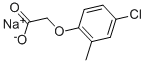 CAS 登录号：3653-48-3， (4-氯-2-甲基苯氧基)乙酸钠盐