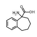 CAS 登录号：365526-91-6， 5-氨基-6,7,8,9-四氢-5H-苯并[7]环轮烯-5-羧酸