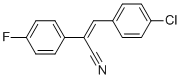 CAS 登录号：366-21-2， (2Z)-3-(4-氯苯基)-2-(4-氟苯基)丙烯腈