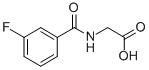 CAS#: 366-47-2, (3-Fluoro-Benzoylamino)-Acetic Acid