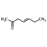 CAS 登录号：36678-43-0， (4E)-4-庚烯-2-酮