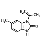 CAS 登录号：36743-76-7， 1-异丙烯基-6-甲基-1,3-二氢-2H-苯并咪唑-2-酮