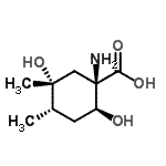 CAS#: 367507-93-5, (1R,2S,4S,5R)-1-Amino-2,5-Dihydroxy-4,5-Dimethylcyclohexanecarboxylic Acid