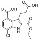 CAS#: 36800-68-7, 4-Carboxy-7-Chloro-2-(Ethoxycarbonyl)Indole-3-Propanoic Acid