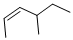CAS 登录号：3683-19-0， (Z)-4-甲基己-2-烯