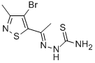 CAS 登录号：3683-44-1， [1-(4-溴-3-甲基-1,2-噻唑-5-基)乙亚基氨基]硫脲