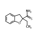 CAS 登录号：368423-55-6， 2-乙基-2,3-二氢-1-苯并呋喃-2-硫代甲酰胺