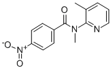 CAS 登录号：36844-95-8， N-甲基-N-(3-甲基吡啶-2-基)-4-硝基苯甲酰胺