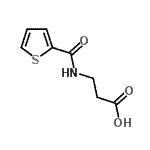 CAS 登录号：36855-32-0， N-(2-噻吩基羰基)-beta-丙氨酸