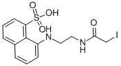 CAS 登录号：36930-64-0， 8-[2-(2-碘乙酰氨基)乙基氨基]-1-萘磺酸