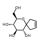 CAS#: 369397-29-5, (7R,8S,9S,10R)-7-(Hydroxymethyl)-6-Oxaspiro[4.5]Dec-2-Ene-8,9,10-Triol