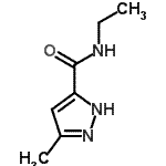 CAS 登录号：37027-00-2， N-乙基-3-甲基-1H-吡唑-5-甲酰胺
