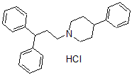 CAS#: 37088-47-4, 1-(3,3-Diphenylpropyl)-4-Phenyl-Piperidine Hydrochloride