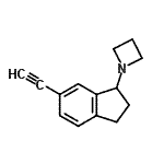 CAS#: 371251-20-6, 1-(6-Ethynyl-2,3-Dihydro-1H-Inden-1-Yl)Azetidine
