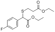 CAS#: 37136-51-9, Ethyl 3-(2-Ethoxy-1-(4-Fluorophenyl)-2-Oxoethylthio)Propanoate