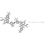 CAS 登录号：371756-75-1， 六钠2-[[4-[二(2-羟基丙基)氨基]-6-[4-[2-[4-[[4-[二(2-羟基丙基)氨基]-6-(2,5-二磺酸苯胺基)-1,3,5-三嗪-2-基]氨基]-2-磺酸-苯基]乙烯基]-3-磺酸-苯胺基]-1,3,5-三嗪-2-基]氨基]苯-1,4-二磺酸酯