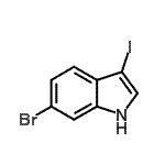CAS#: 372077-73-1, 6-Bromo-3-Iodo-1H-Indole