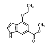 CAS 登录号：372099-86-0， 甲基4-乙氧基-1H-吲哚-6-羧酸酯