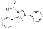 CAS 登录号：372107-42-1， 1-苯基-3-(3-吡啶基)-1H-吡唑-4-羧酸