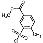 CAS 登录号：372198-41-9， 甲基3-(氯磺酰基)-4-甲基苯甲酸酯