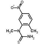 CAS 登录号：372198-47-5， 1-甲基-1-(2-甲基-5-硝基-苯基)硫脲
