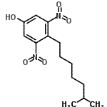 CAS 登录号：37224-61-6， 4-(6-甲基庚基)-3,5-二硝基苯酚