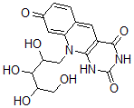 CAS#: 37333-48-5, 10-(2,3,4,5-Tetrahydroxypentyl)-1H-Pyrimido[6,5-b]Quinoline-2,4,8-Trione