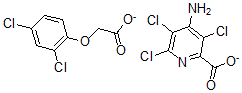 CAS 登录号：37339-60-9， 4-氨基-3,5,6-三氯-2-吡啶羧酸与(2,4-二氯苯氧基)乙酸的混合物