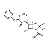 CAS#: 3736-12-7, (2S,5R,6R)-3,3-Dimethyl-7-Oxo-6-{[(2S)-2-Phenoxybutanoyl]Amino}-4-Thia-1-Azabicyclo[3.2.0]Heptane-2-Carboxylic Acid