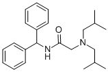 CAS#: 37390-19-5, 2-(Bis(2-Methylpropyl)Amino)-N-(Diphenylmethyl)Acetamide