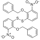 CAS 登录号：37398-25-7， 二(2-苄氧基-3-硝基苯基)二硫醚