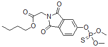 CAS 登录号：3740-32-7， 5-[(二甲氧基硫代膦酰)氧基]-1,3-二氢-1,3-二氧代-2H-异吲哚-2-乙酸丁酯