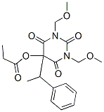 CAS#: 37431-41-7, [1,3-Bis(Methoxymethyl)-2,4,6-Trioxo-5-(1-Phenylethyl)-1,3-Diazinan-5-Yl] Propanoate
