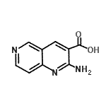 CAS#: 37486-04-7, 2-Amino-1,6-Naphthyridine-3-Carboxylic Acid