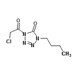 CAS 登录号：37495-09-3， 1-丁基-4-(氯乙酰基)-1,4-二氢-5H-四唑-5-酮