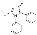 CAS 登录号：37585-38-9， 5-甲氧基-1,2-二(苯基)吡唑-3-酮
