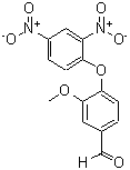 CAS 登录号：3761-30-6， 4-(2,4-二硝基苯氧基)-3-甲氧基苯甲醛