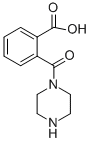 CAS 登录号：37618-28-3， 2-(哌嗪-1-羰基)-苯甲酸