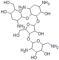 CAS#: 37636-51-4, 5-Amino-2-(Aminomethyl)-6-[5-[3,5-Diamino-2-[3-Amino-5-Hydroxy-6-(Hydroxymethyl)Oxan-2-Yl]Oxy-6-Hydroxycyclohexyl]Oxy-4-Hydroxy-2-(Hydroxymethyl)Oxolan-3-Yl]Oxyoxane-3,4-Diol